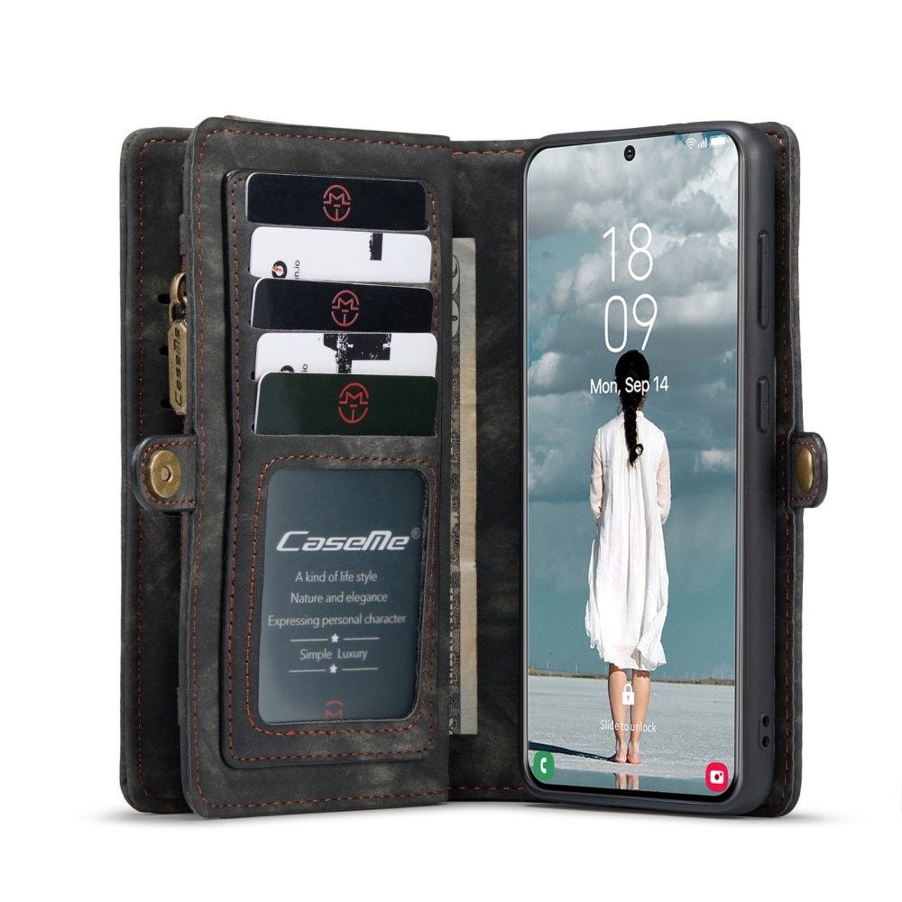 Multi-slot hoesje Samsung Galaxy S21 FE Grijs