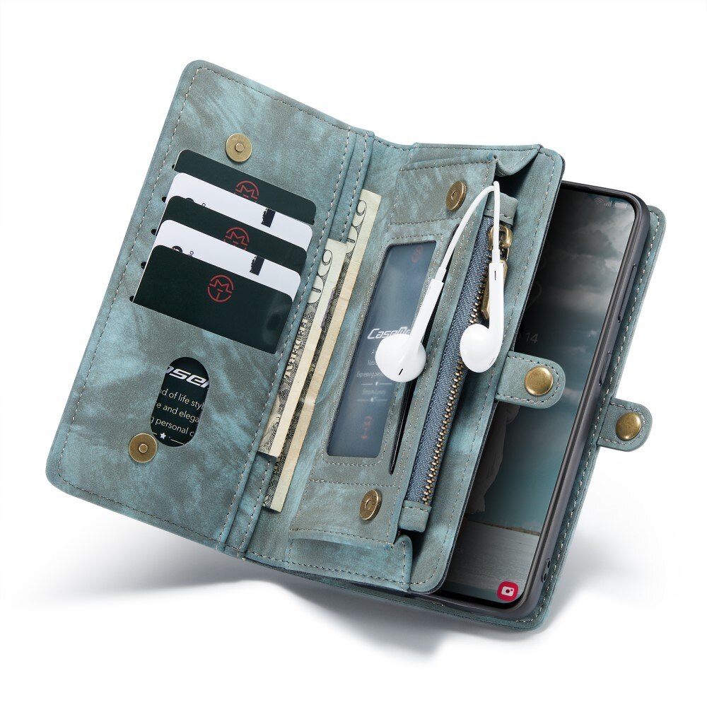Multi-slot Hoesje Samsung Galaxy S21 FE Blauw