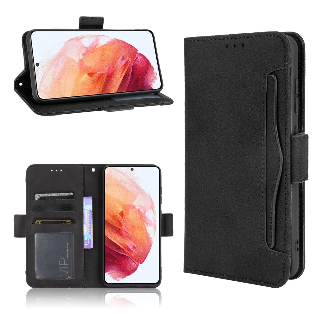 Samsung Galaxy S21 FE Multi Bookcover hoesje Zwart