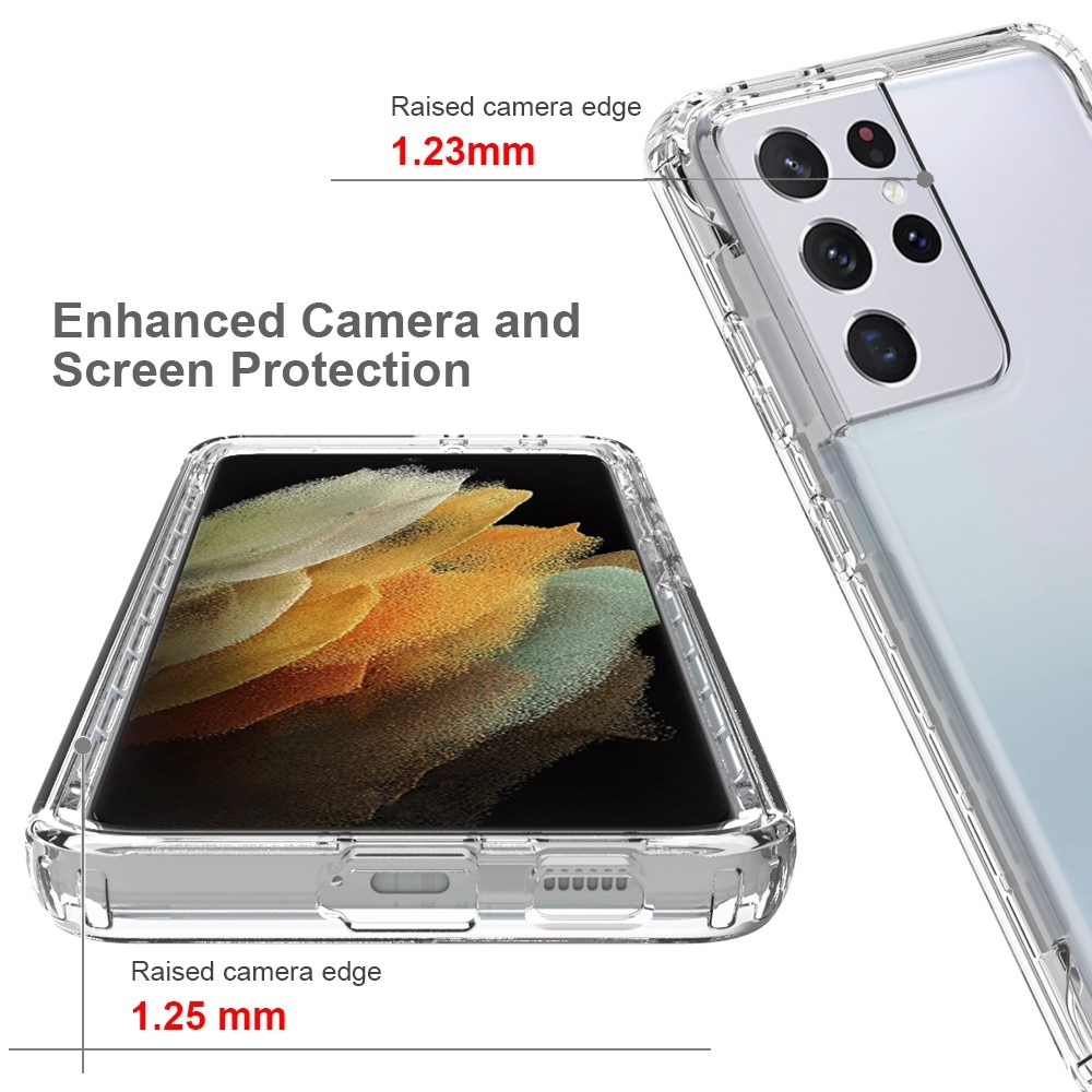 Samsung Galaxy S21 Ultra Full Cover Case Transparant
