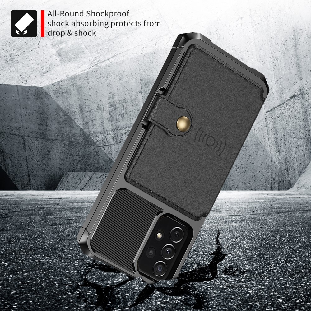 Samsung Galaxy A52 5G Tough Multi-slot Hoesje Zwart