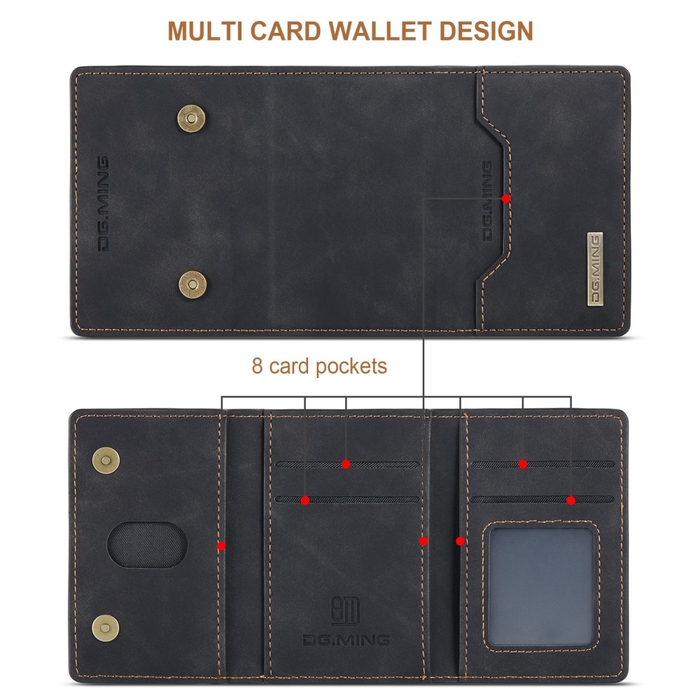 Magnetic Card Slot Case Samsung Galaxy S21 Ultra Zwart