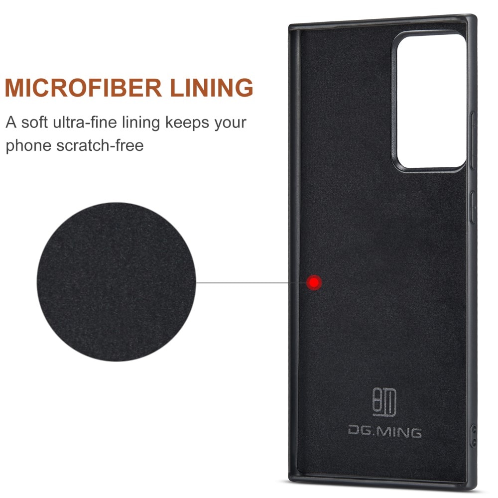 Magnetic Card Slots Case Samsung Galaxy Note 20 Ultra Zwart
