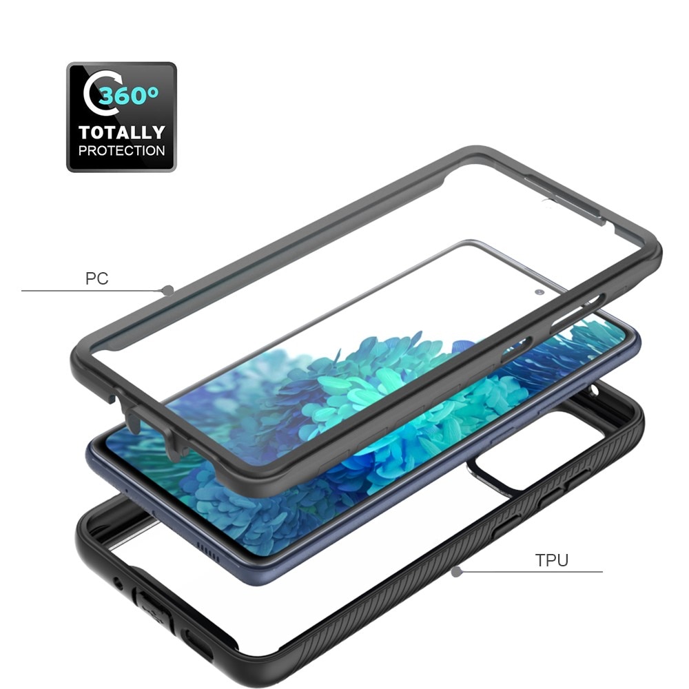 Samsung Galaxy S20 FE Full Protection Case Zwart