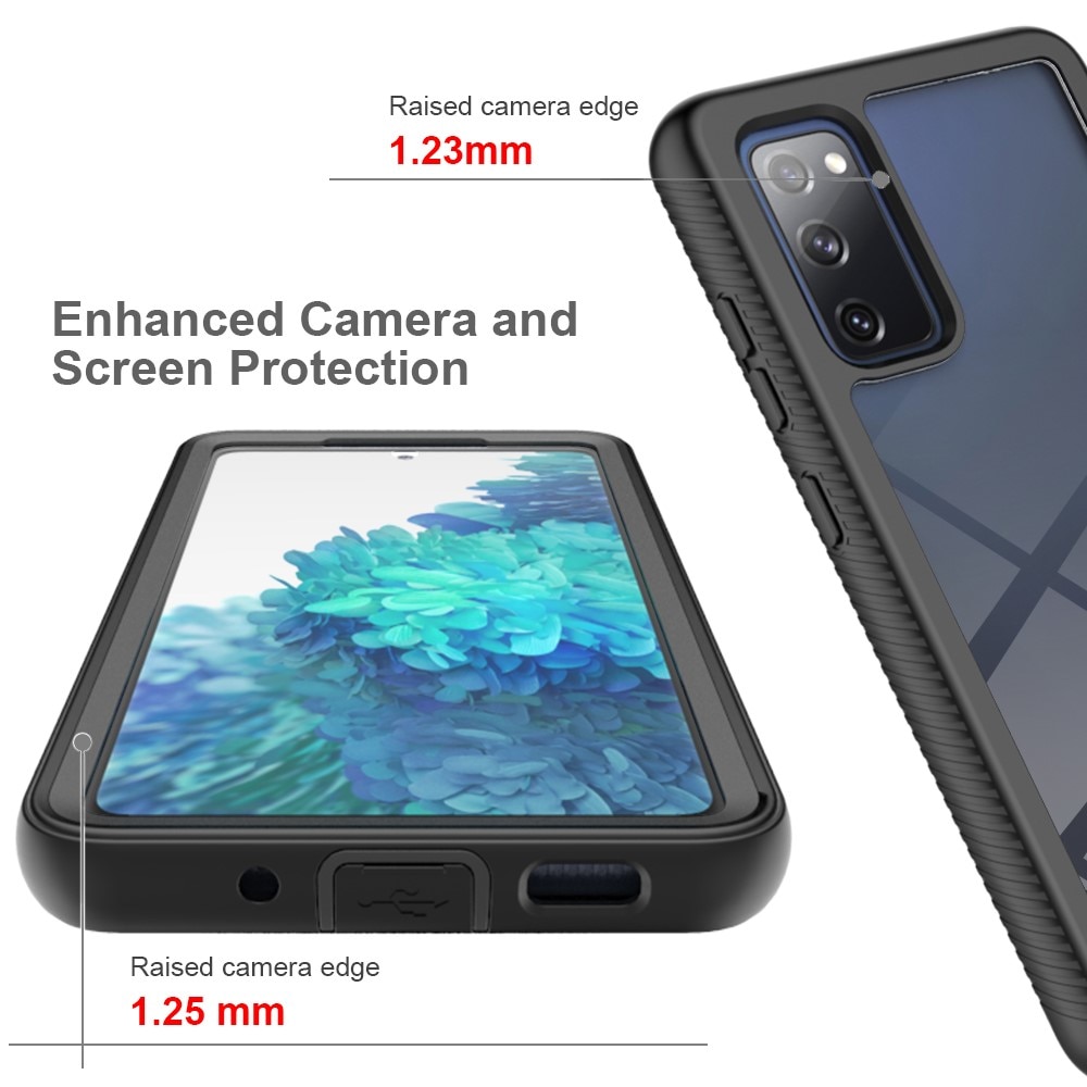 Samsung Galaxy S20 FE Full Protection Case Zwart