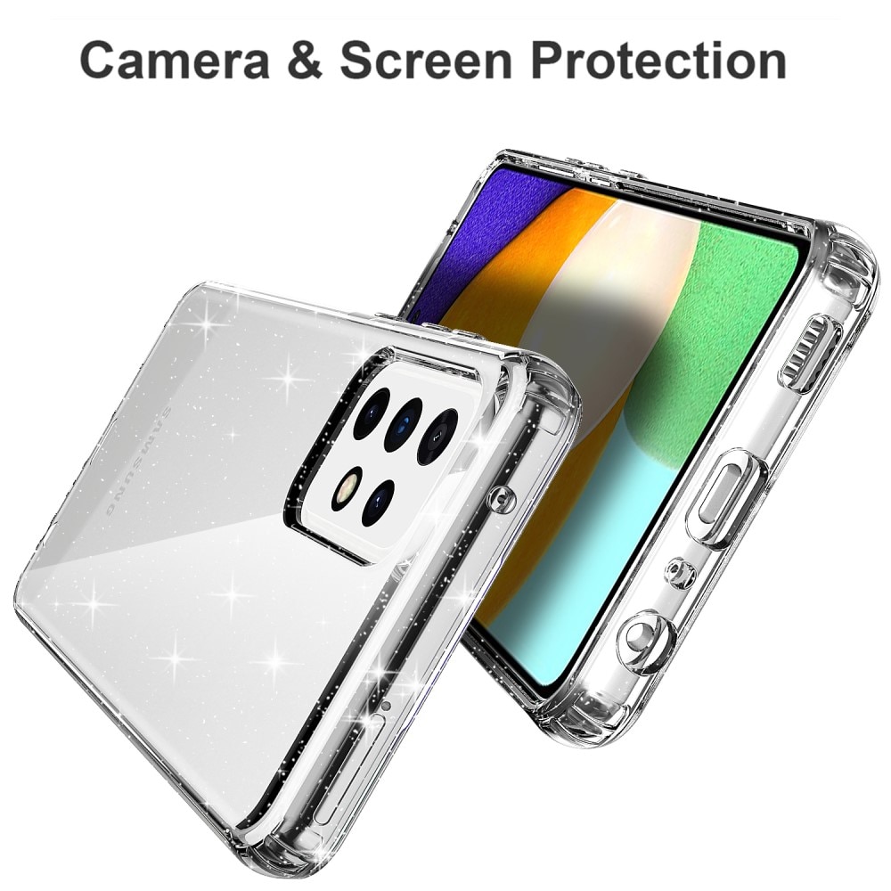 Samsung Galaxy A52 5G Glitter TPU Case transparant