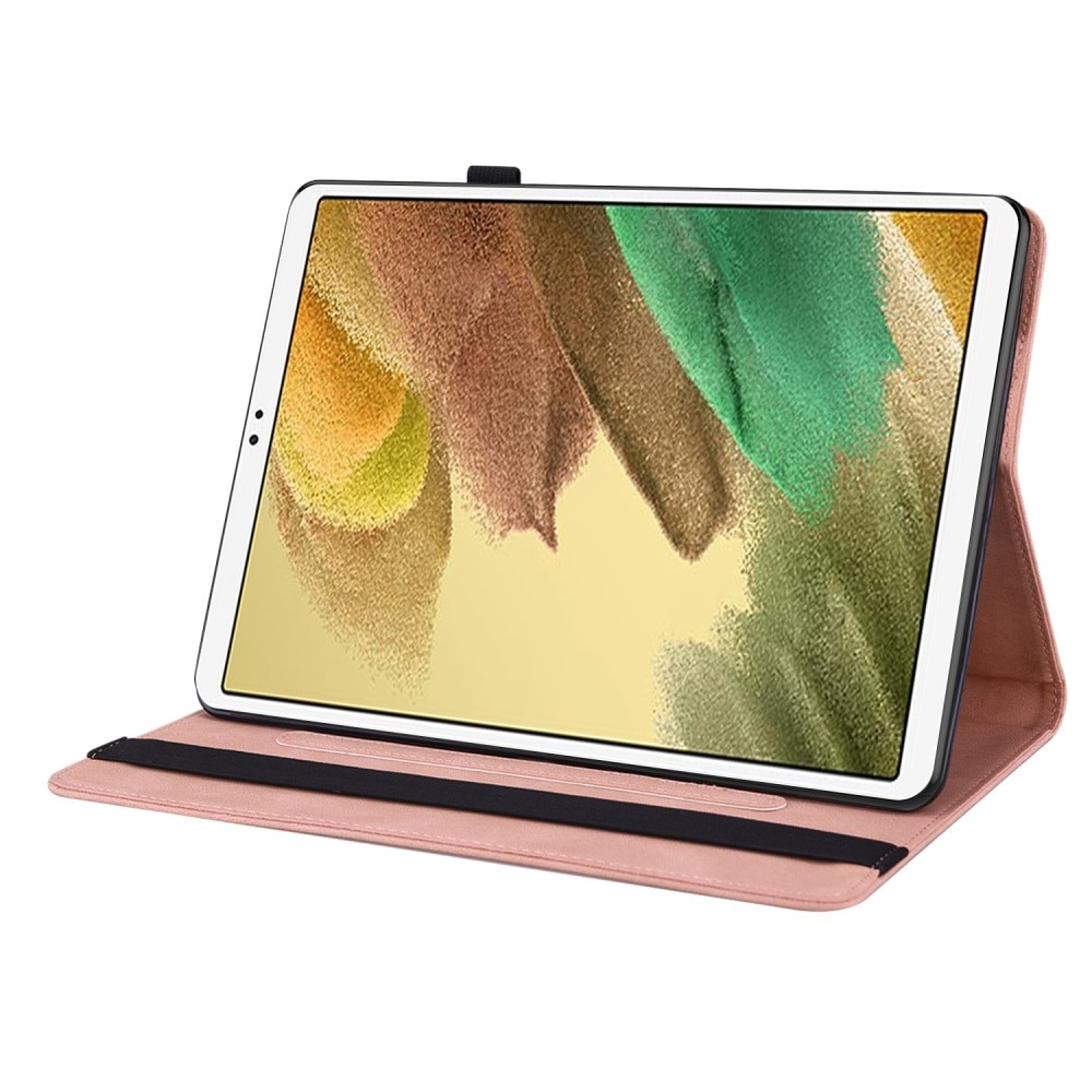 Samsung Galaxy Tab A7 Lite Leren vlinderhoesje roze