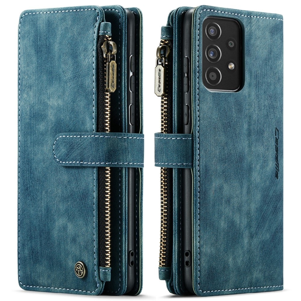 Bookcover hoesje Rits Samsung Galaxy A52/A52s Blauw