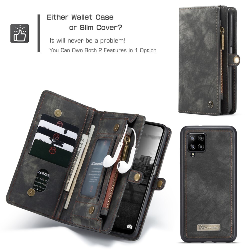 Multi-slot Hoesje Samsung Galaxy A12 5G Grijs