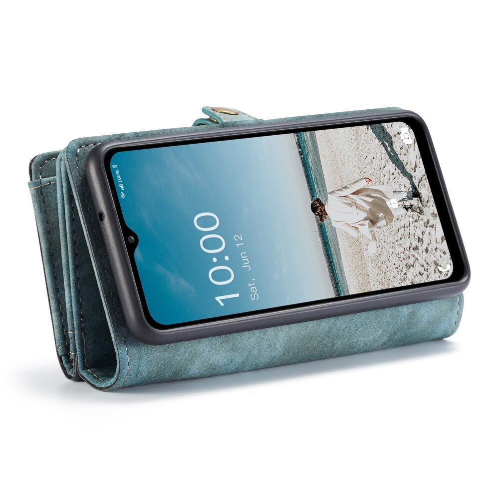 Multi-slot Hoesje Samsung Galaxy A12 5G Blauw