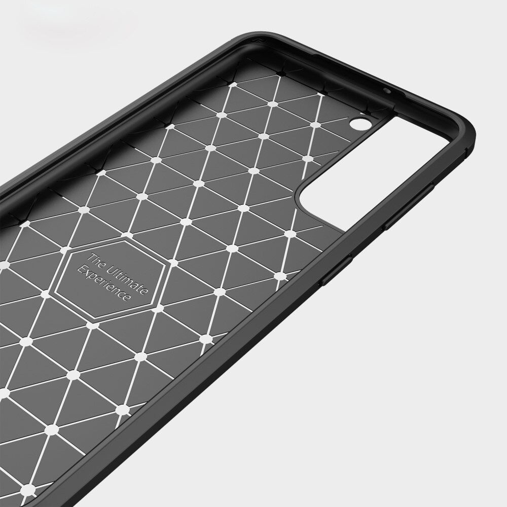 Hoesje TPU Brushed Samsung Galaxy S22 Plus Zwart