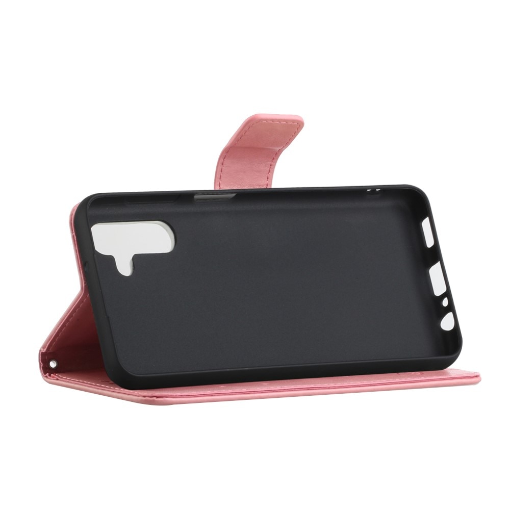 Samsung Galaxy A04s Leren vlinderhoesje Roze