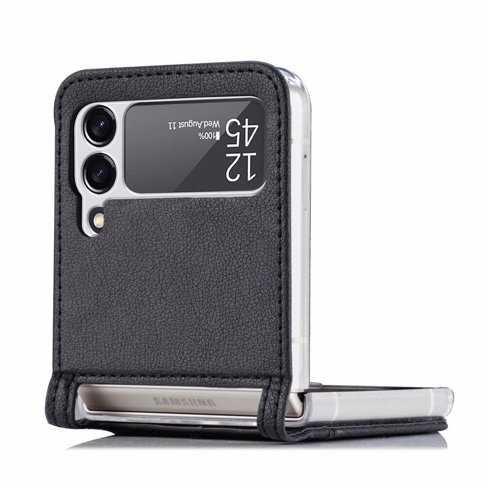 Slim Card Wallet Samsung Galaxy Z Flip 3 Zwart