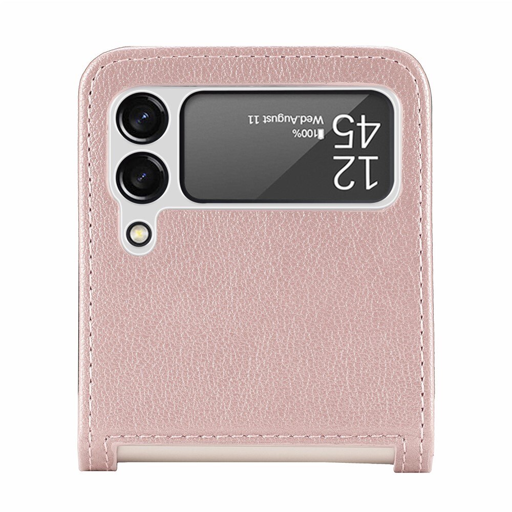 Slim Card Wallet Samsung Galaxy Z Flip 3 Roze