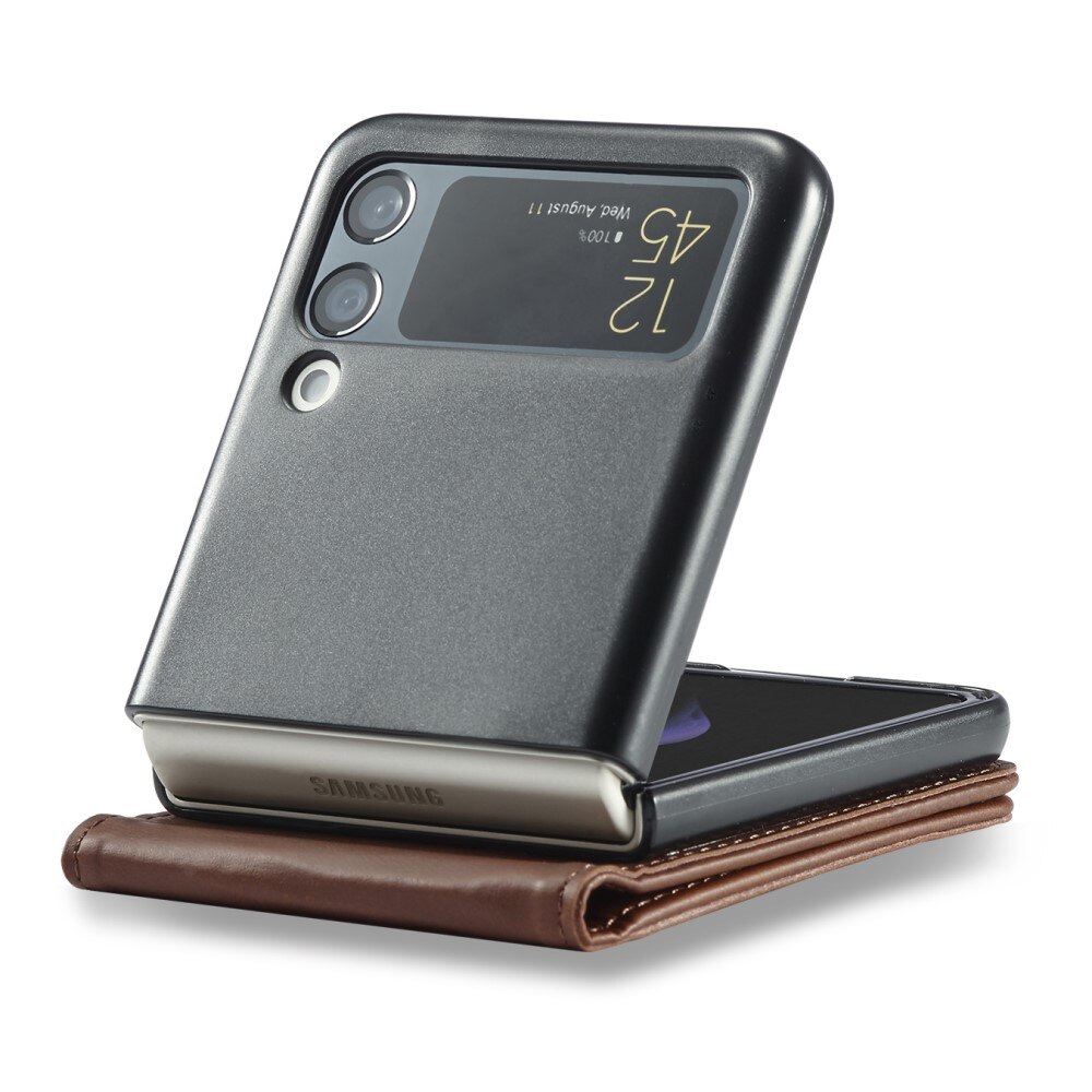 Bookcover hoesje Samsung Galaxy Z Flip 3 Bruin