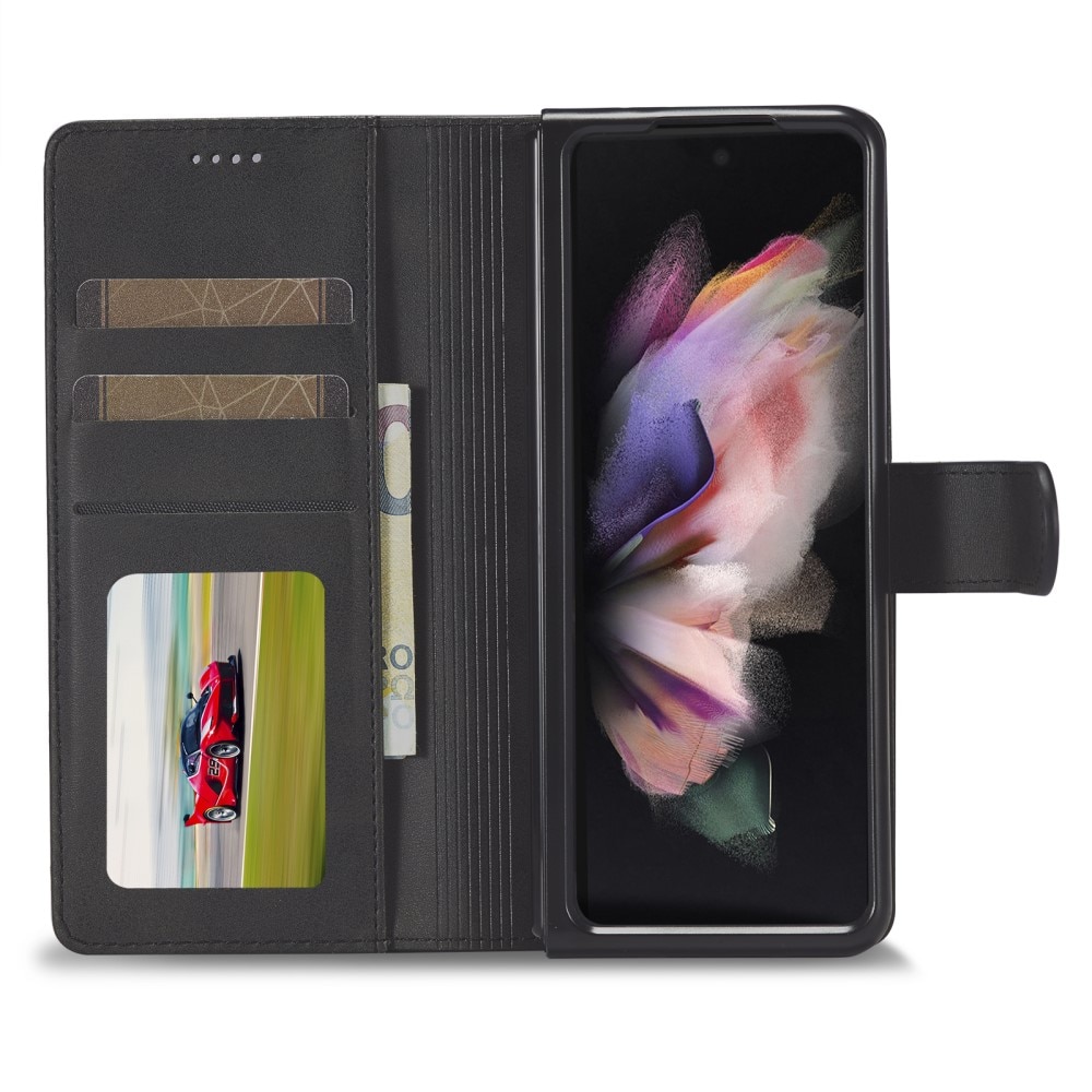Bookcover hoesje Samsung Galaxy Z Fold 3 Zwart