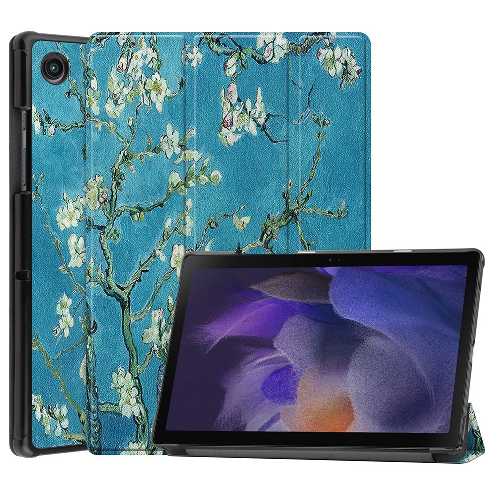 Samsung Galaxy Tab A8 10.5 Tri-fold Hoesje Kersenbloemen
