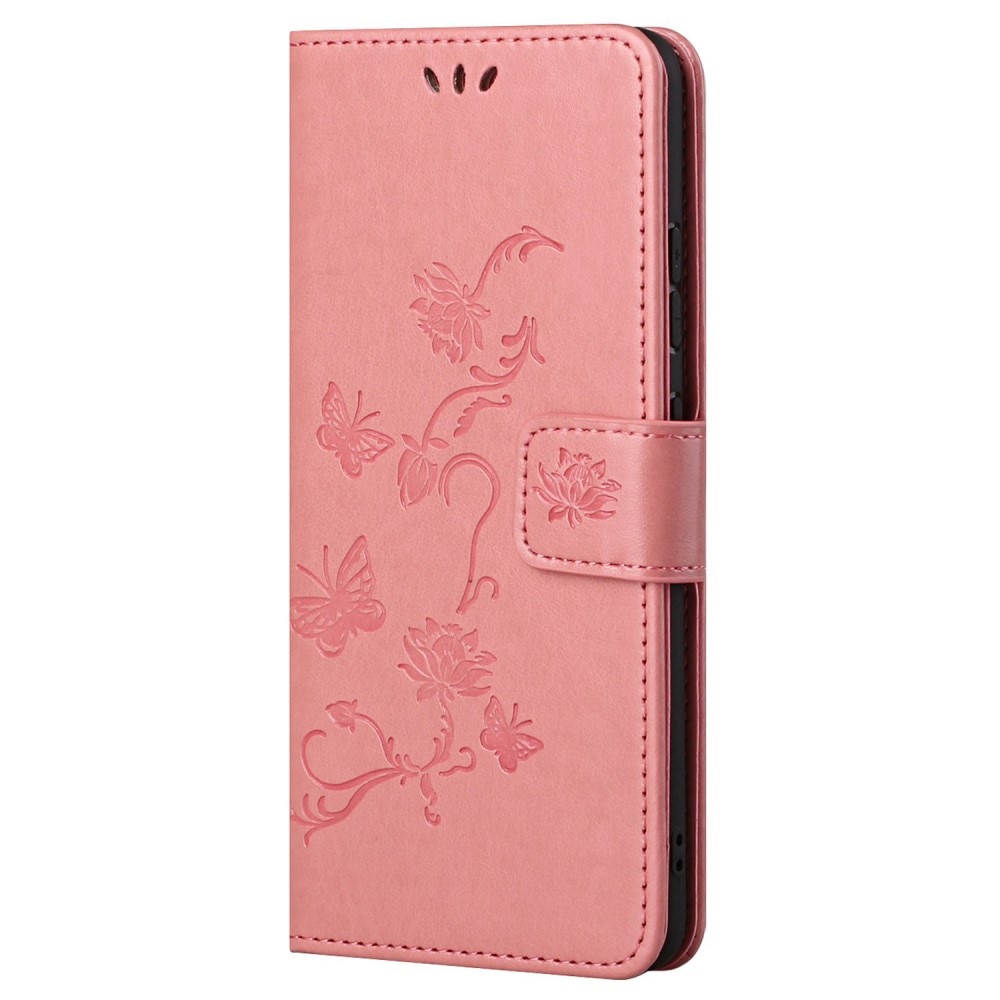 Samsung Galaxy A53 Leren vlinderhoesje Roze