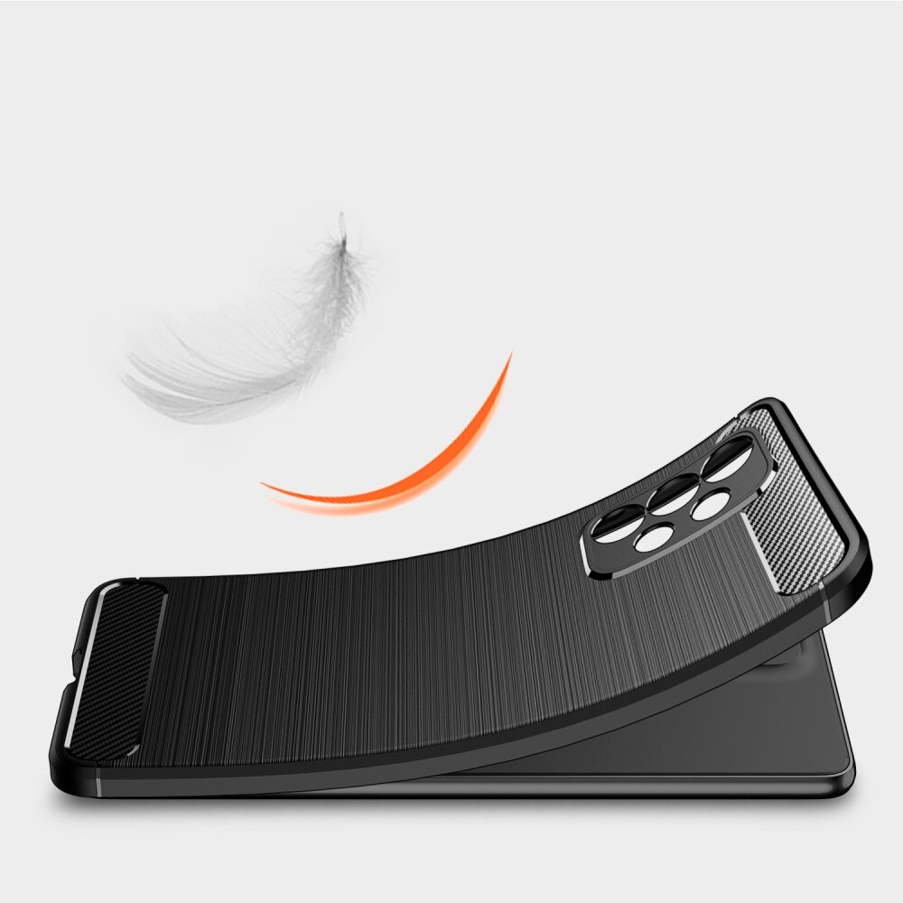 Hoesje TPU Brushed Samsung Galaxy A33 Zwart