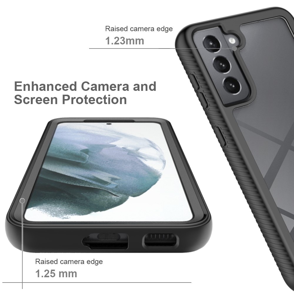 Samsung Galaxy S21 FE Full Protection Case zwart