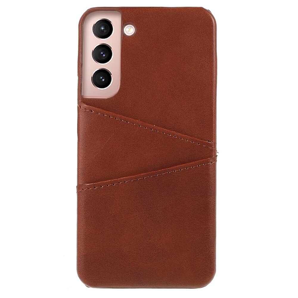 Card Slots Case Samsung Galaxy S22 Plus Brown