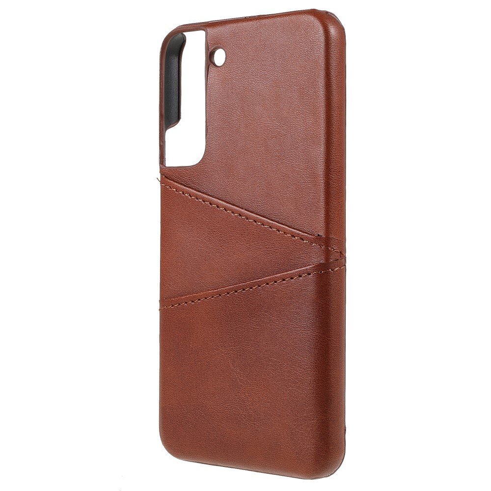 Card Slots Case Samsung Galaxy S22 Plus Brown