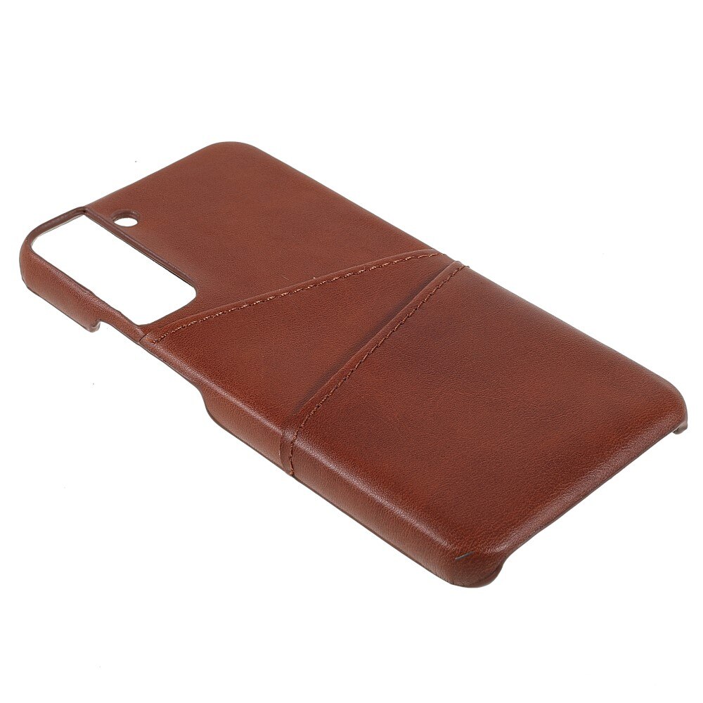 Card Slots Case Samsung Galaxy S22 Plus Brown