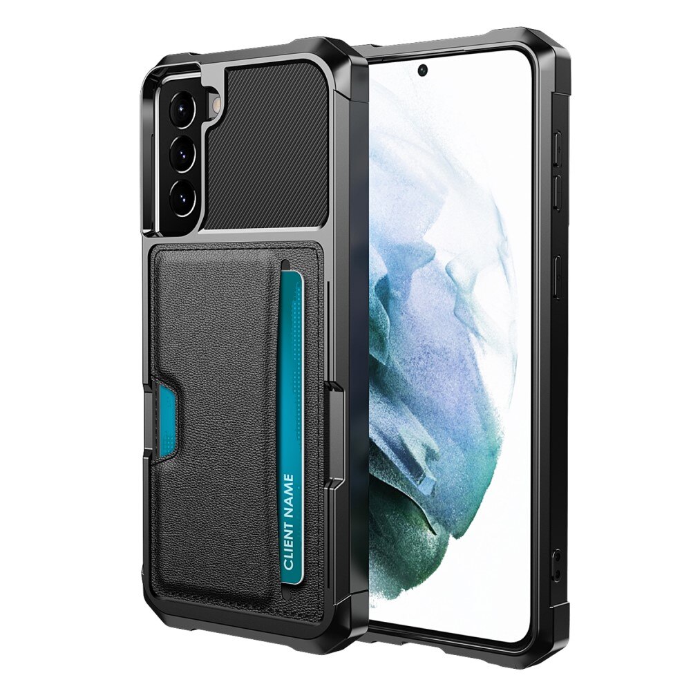 Samsung Galaxy S22 Plus Tough Card Case Zwart