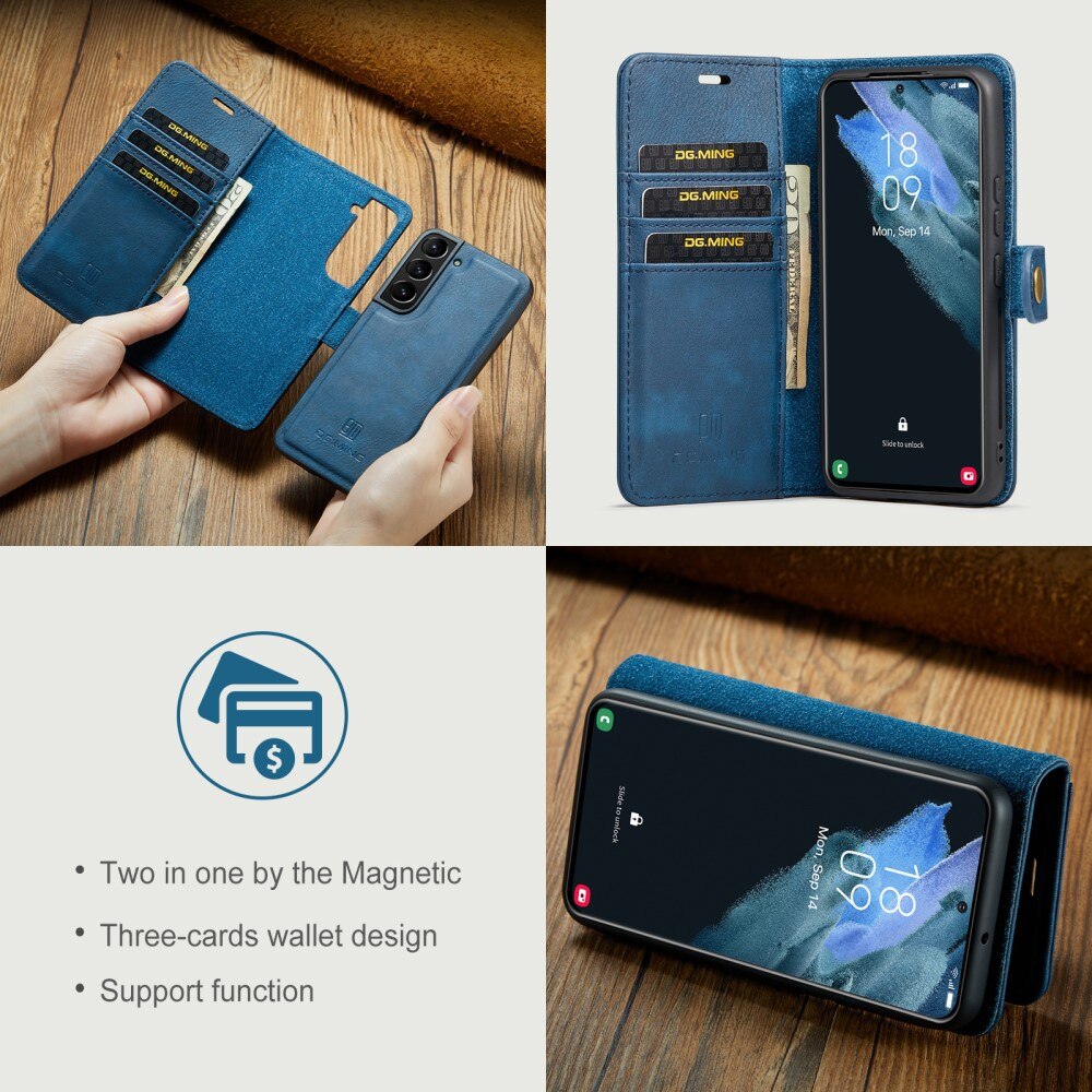 Magnet Wallet Samsung Galaxy S22 Plus Blauw