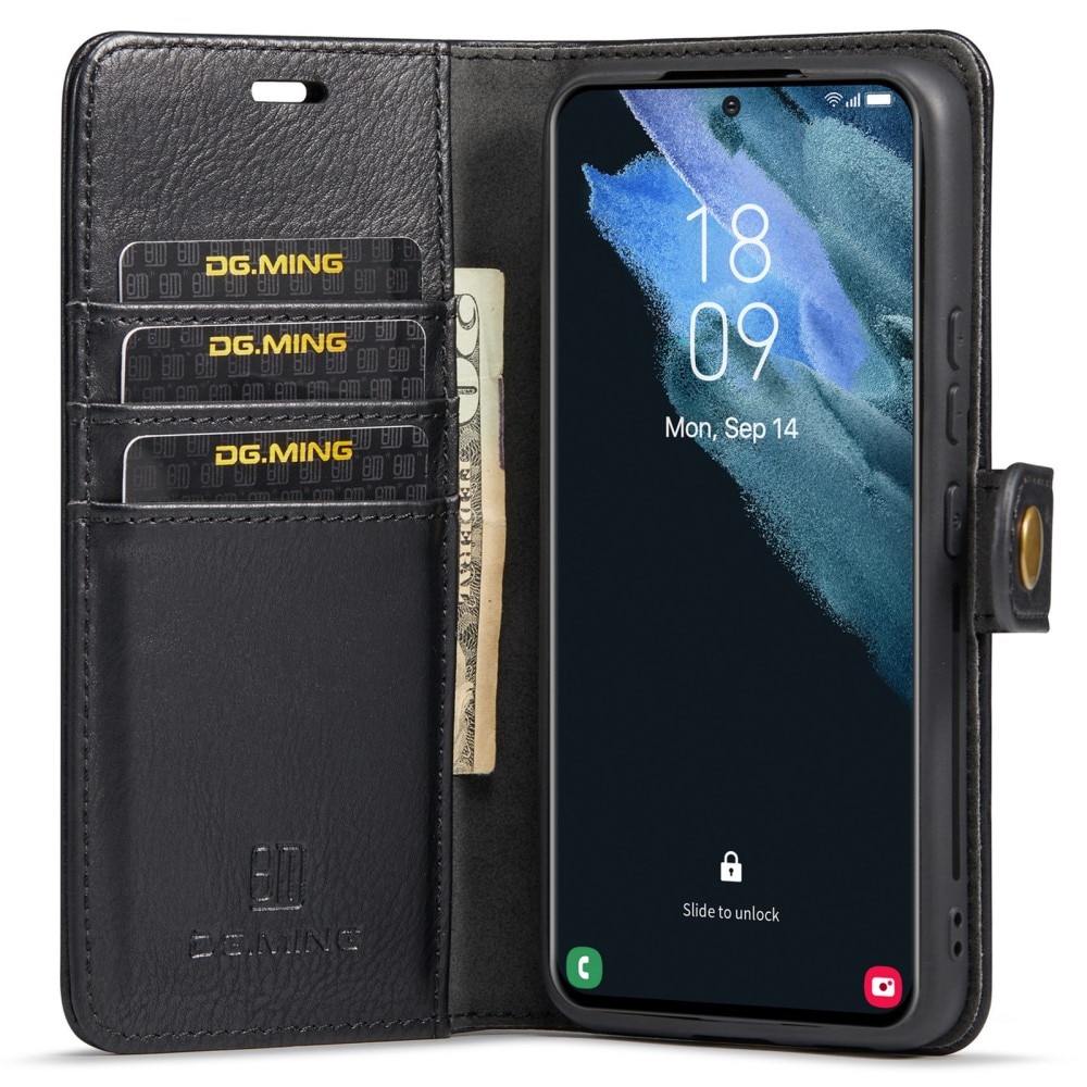 Magnet Wallet Samsung Galaxy S22 Plus Zwart