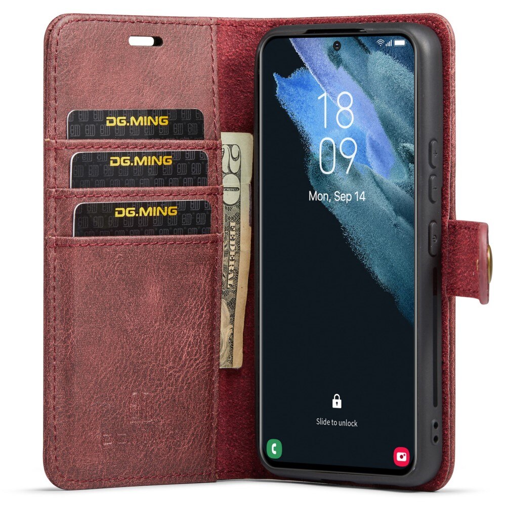Magnet Wallet Samsung Galaxy S22 Rood