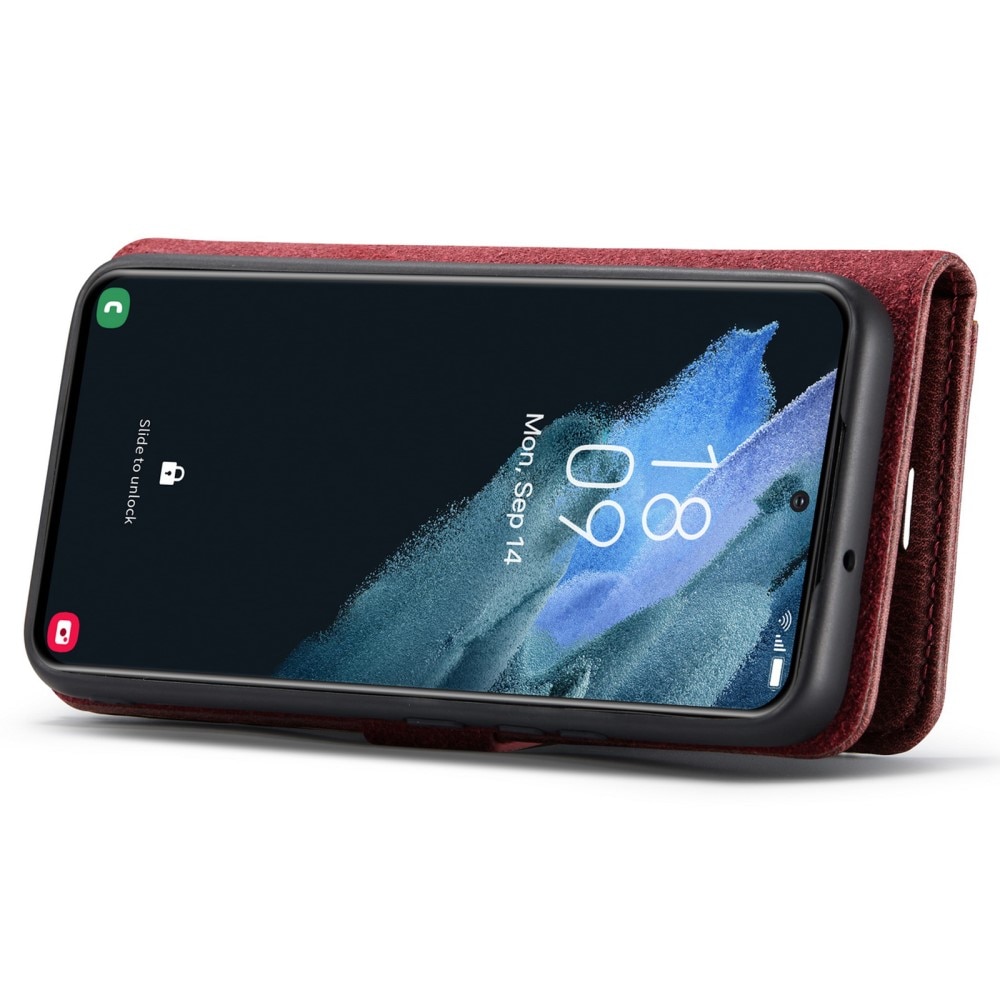 Magnet Wallet Samsung Galaxy S22 Rood