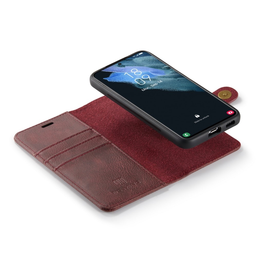 Magnet Wallet Samsung Galaxy S22 Rood