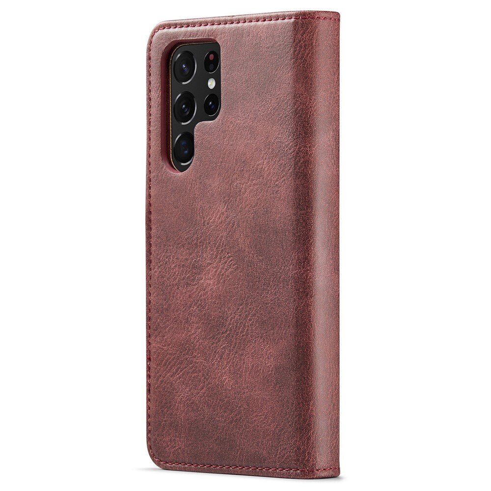 Magnet Wallet Samsung Galaxy S22 Ultra Rood