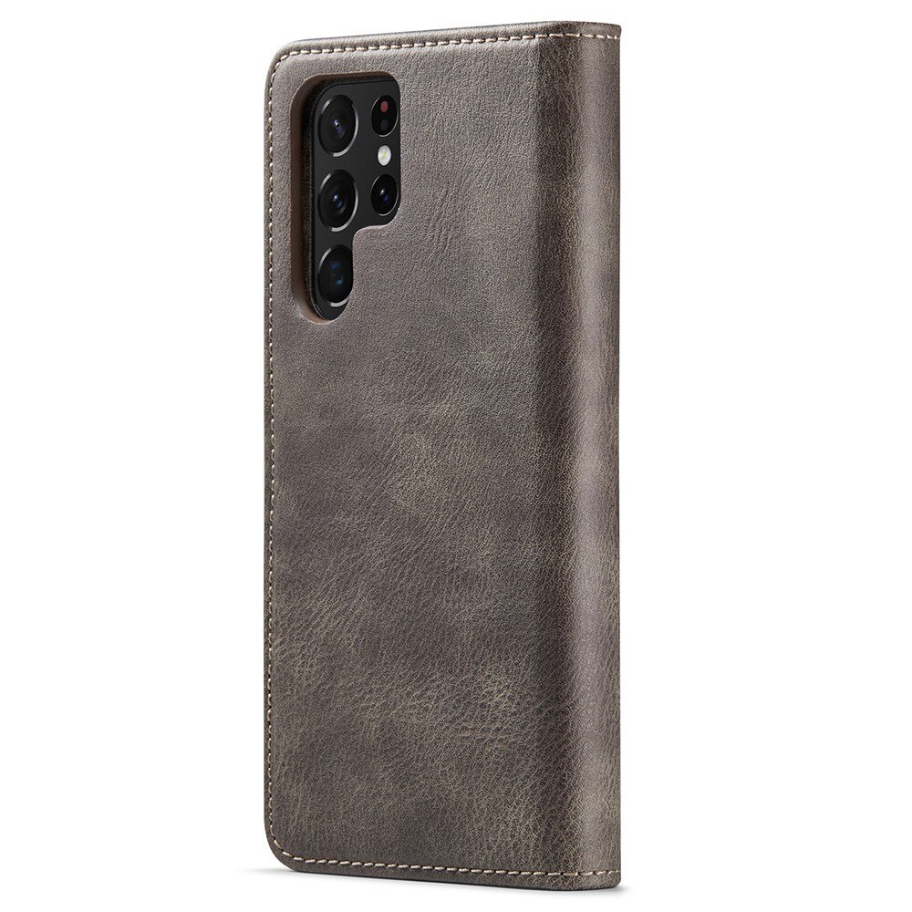 Magnet Wallet Samsung Galaxy S22 Ultra Brown