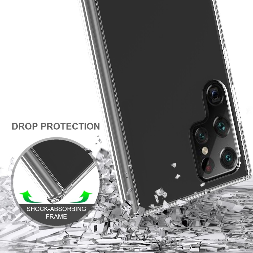 Crystal Hybrid Case Samsung Galaxy S22 Ultra transparant
