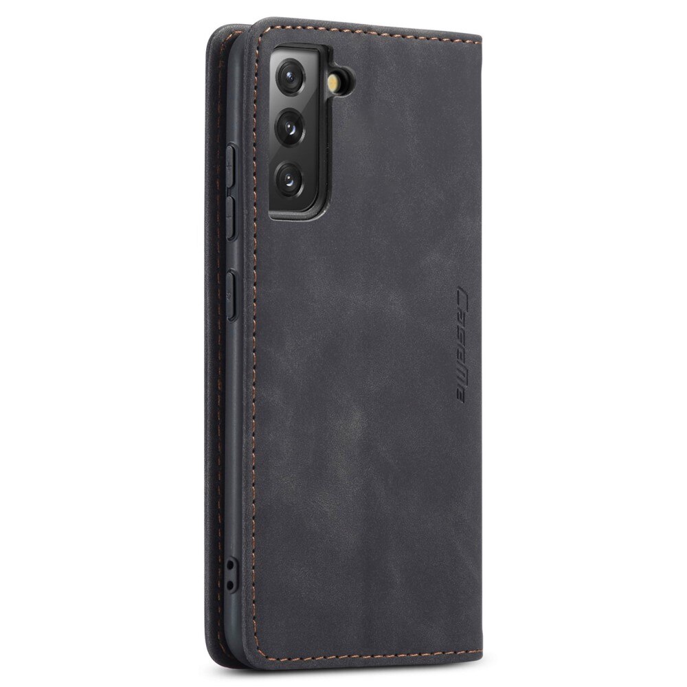 Slim Bookcover hoesje Samsung Galaxy S22 Plus Zwart