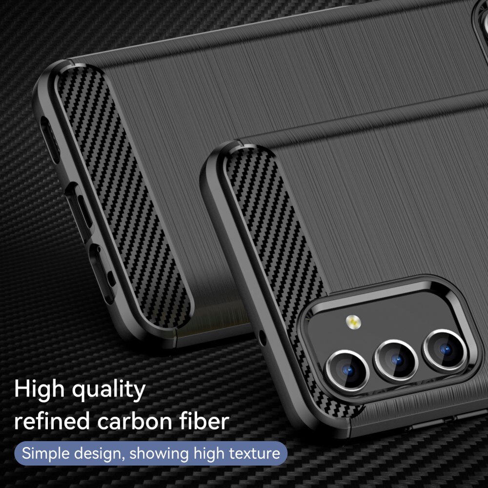 Hoesje TPU Brushed Samsung Galaxy A04s/Galaxy A13 Zwart