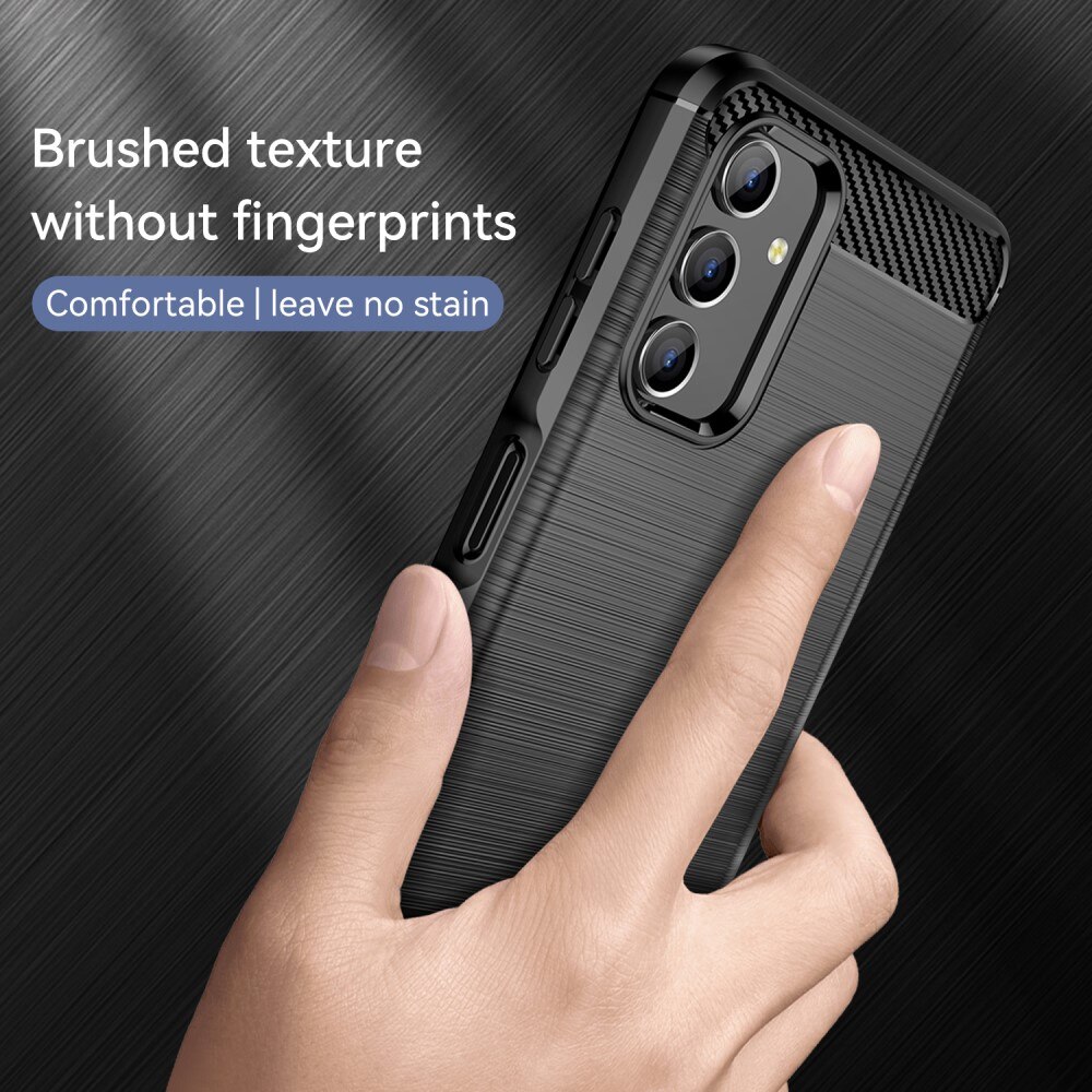 Hoesje TPU Brushed Samsung Galaxy A04s/Galaxy A13 Zwart