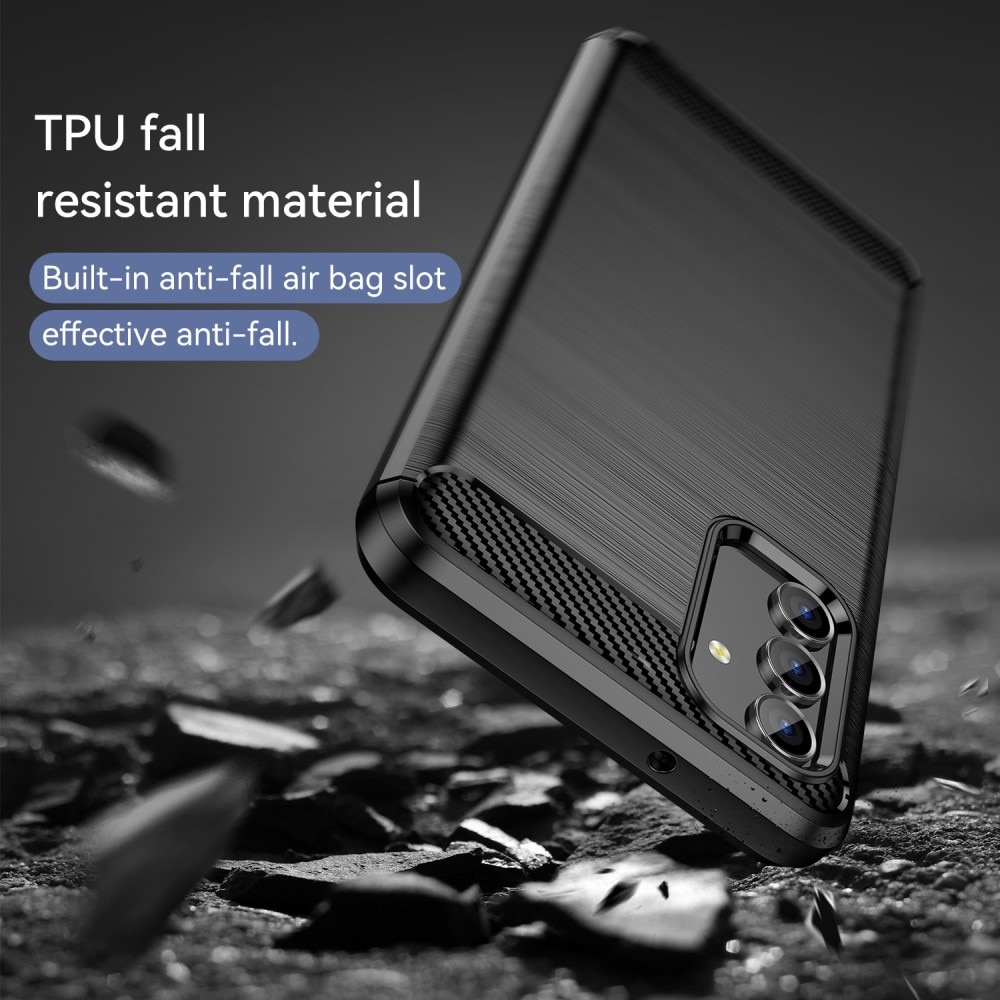 Brushed TPU Case Samsung Galaxy A13 Zwart