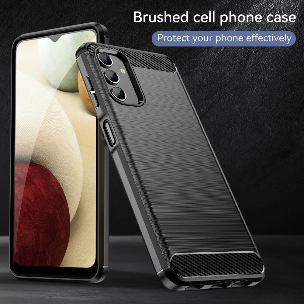 Hoesje TPU Brushed Samsung Galaxy A04s/Galaxy A13 Zwart