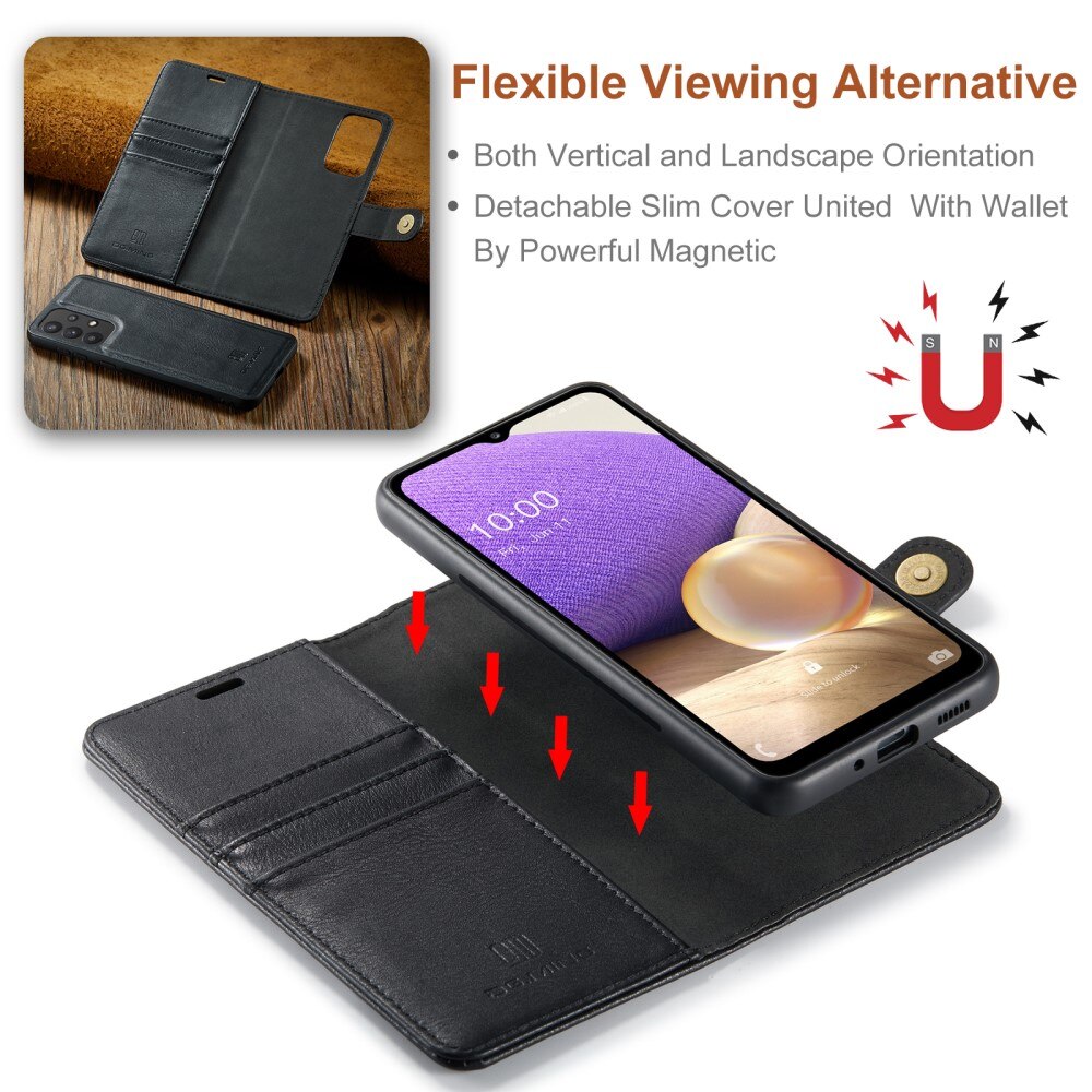 Magnet Wallet Samsung Galaxy A33 Zwart