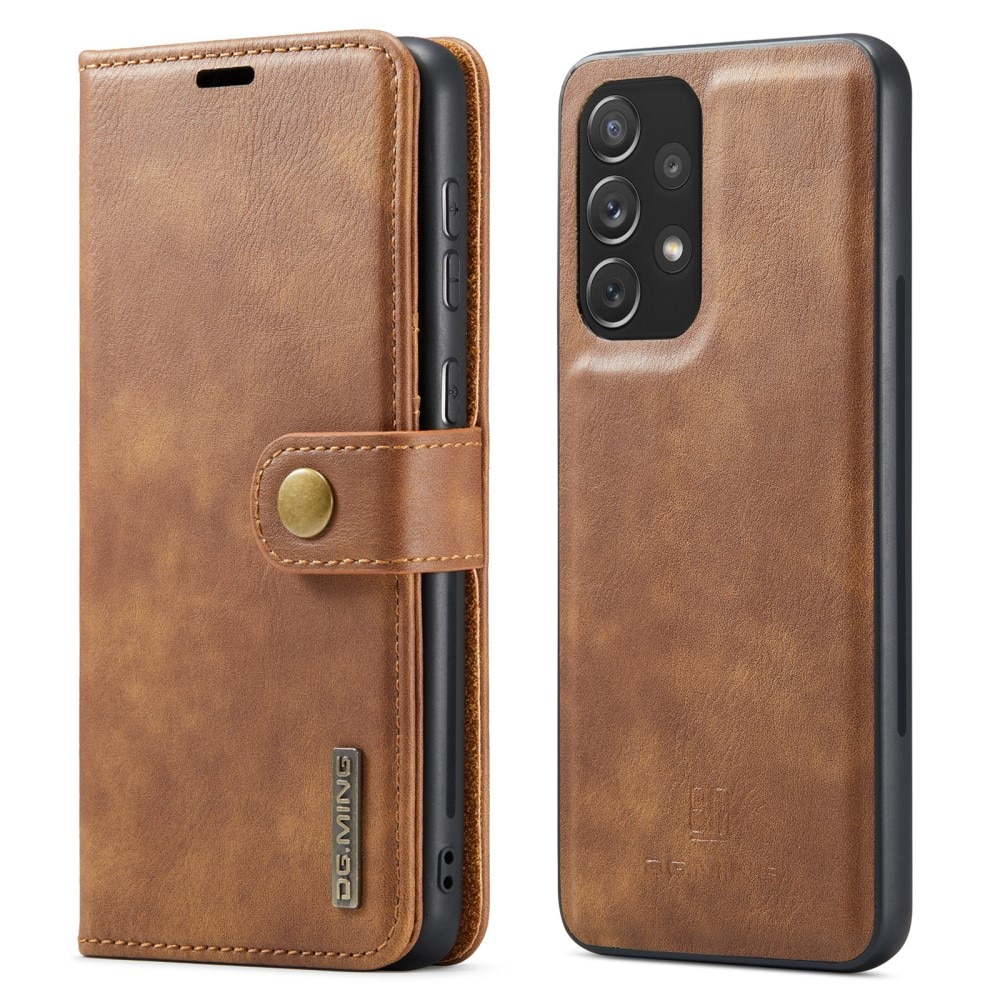 Magnet Wallet Samsung Galaxy A73 5G Cognac