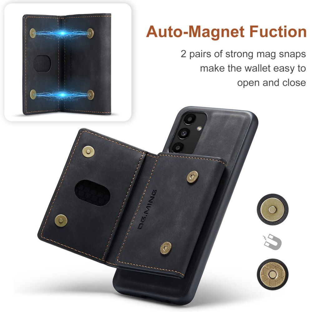 Magnetic Card Slots Case Samsung Galaxy A13 Zwart