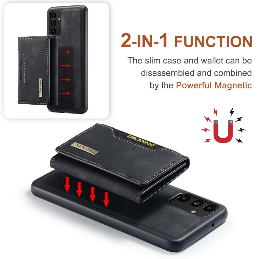 Magnetic Card Slots Case Samsung Galaxy A13 Zwart