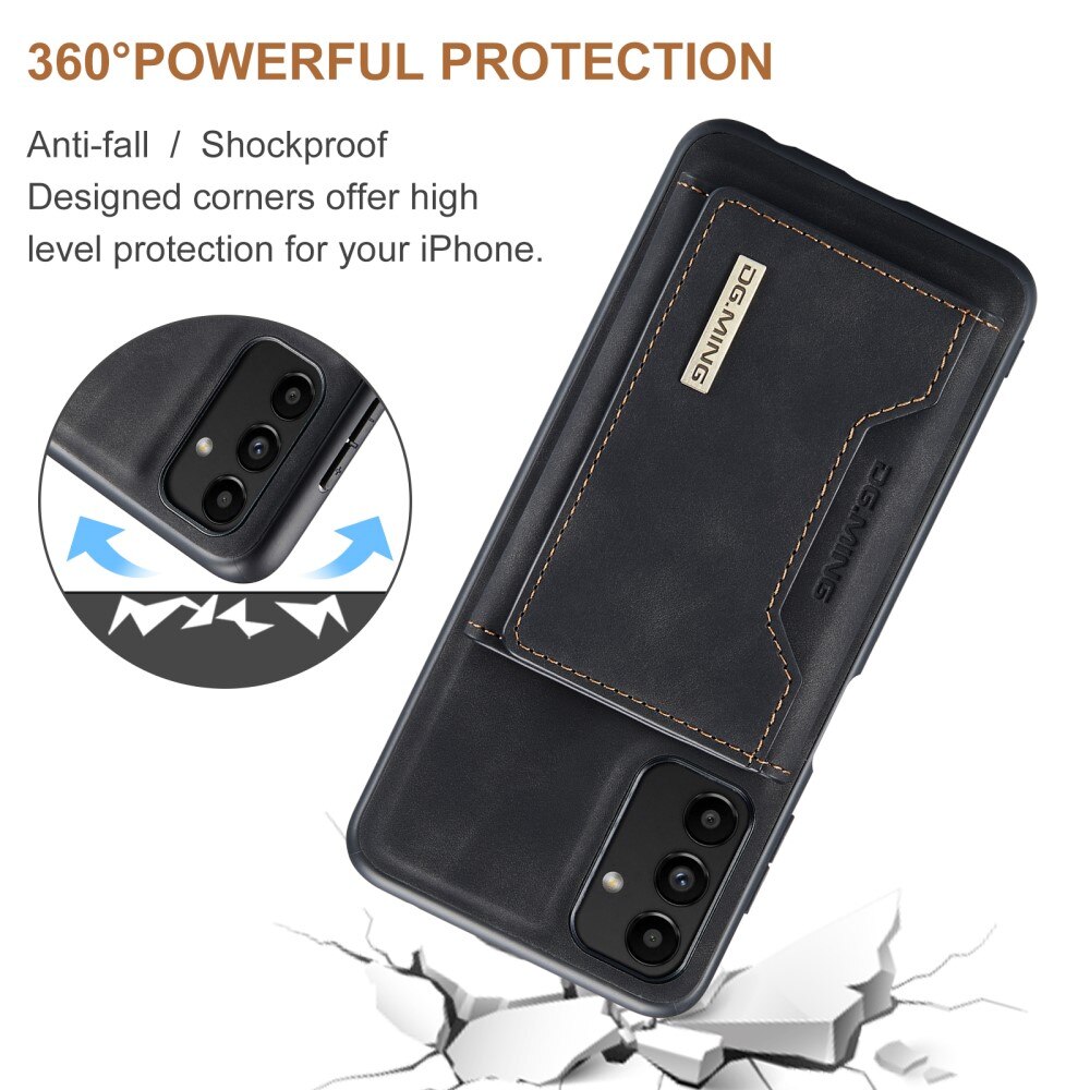 Magnetic Card Slots Case Samsung Galaxy A13 Zwart