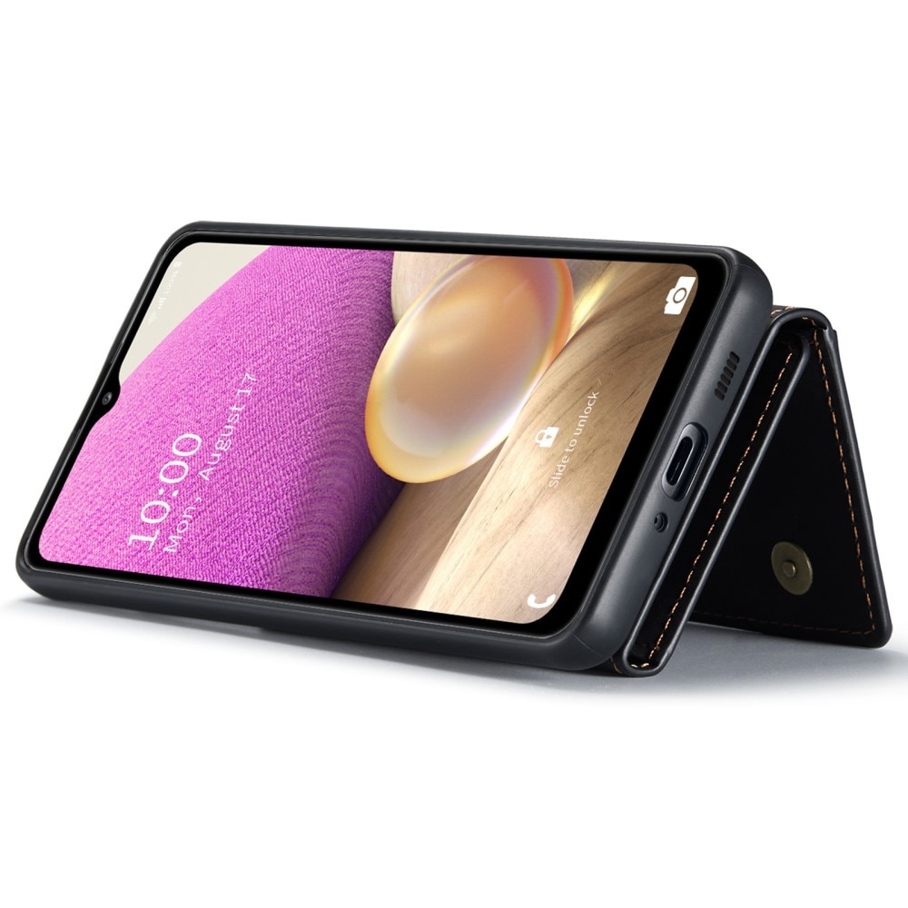 Magnetic Card Slot Case Samsung Galaxy A33 Zwart
