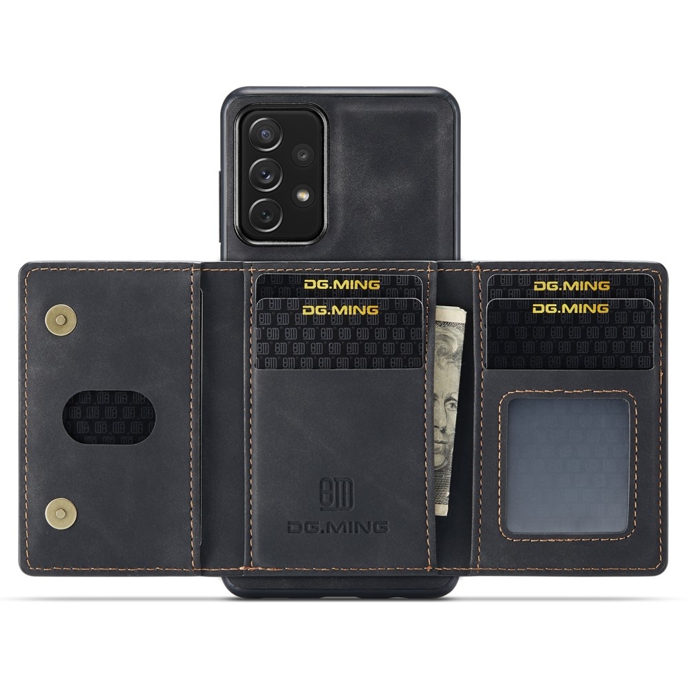 Magnetic Card Slot Case Samsung Galaxy A33 Zwart