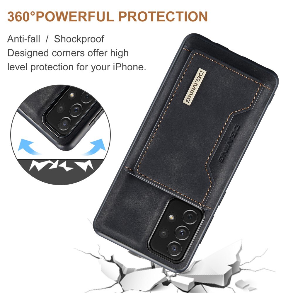 Magnetic Card Slots Case Samsung Galaxy A33 Zwart