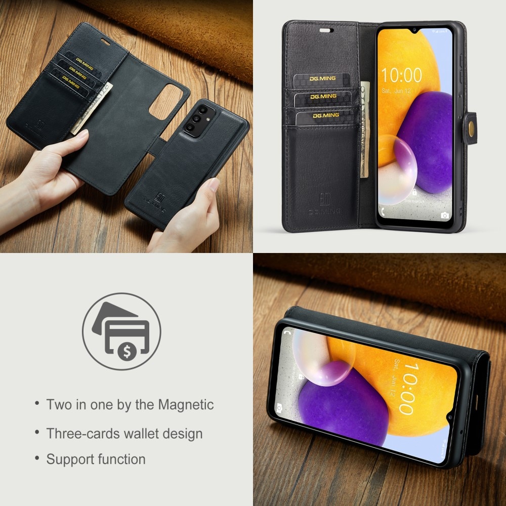 Magnet Wallet Samsung Galaxy A13 Zwart